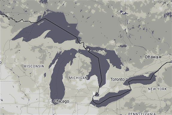 5 great lakes of north america