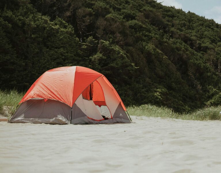 beach camping